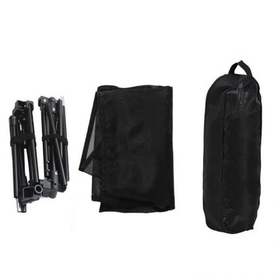 Silla plegable de camping de malla transpirable