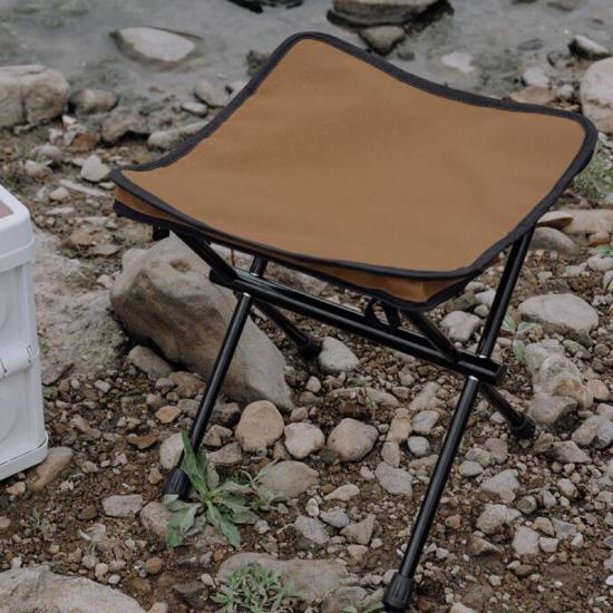 Taburete Maza plegable pequeño y portátil para pesca, playa, senderismo y acampada