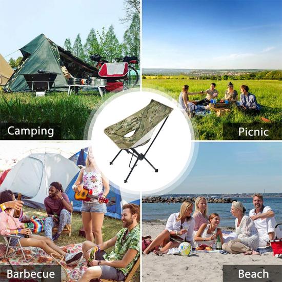 Silla de camping plegable de tela personalizada