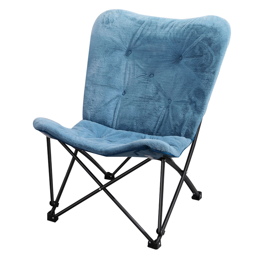 Silla plegable de aluminio con forma de mariposa para niños