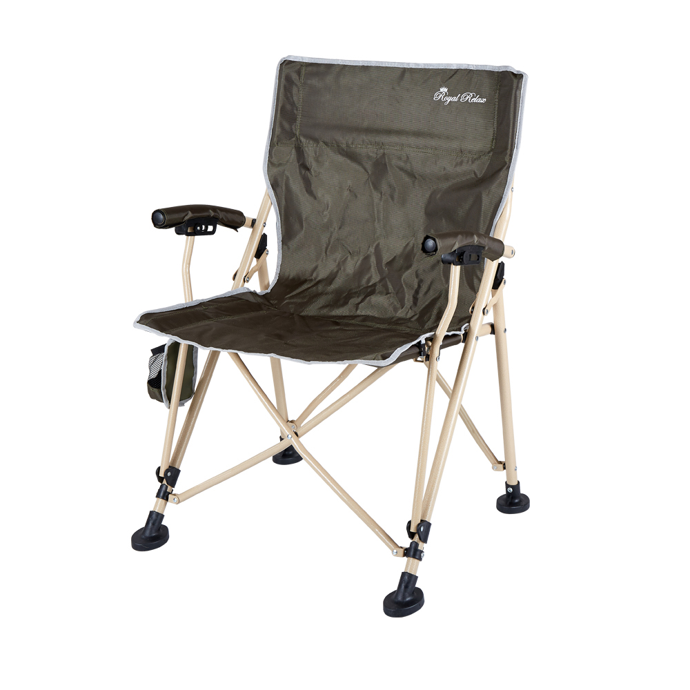 Silla de pesca con estructura de metal personalizable y asiento de gravedad cero