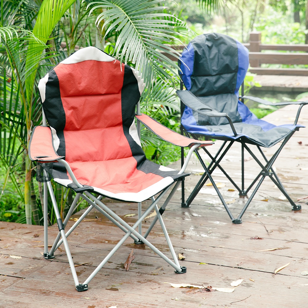 Silla de pesca portátil personalizada para playa - Silla de viaje plegable para acampar
