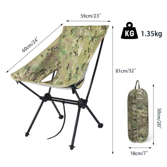 Silla de camping plegable de tela personalizada