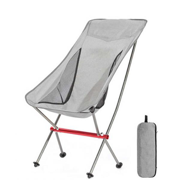 Silla de camping plegable de aluminio ultraligera - Silla de playa portátil