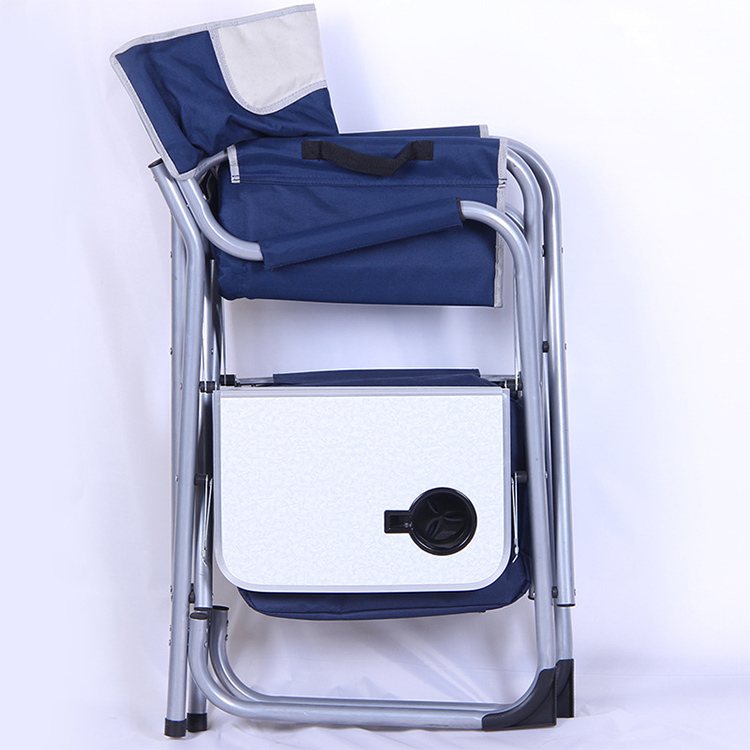 Sillón de director plegable y duradero personalizado con portavasos