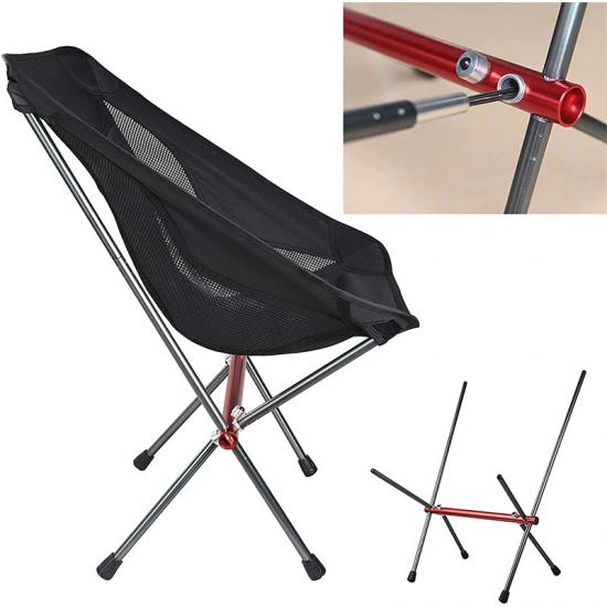 Silla lunar portátil y ligera para pescar, acampar, hacer senderismo y viajar
