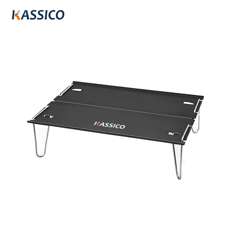 Mesa de picnic plegable portátil para acampar en miniatura