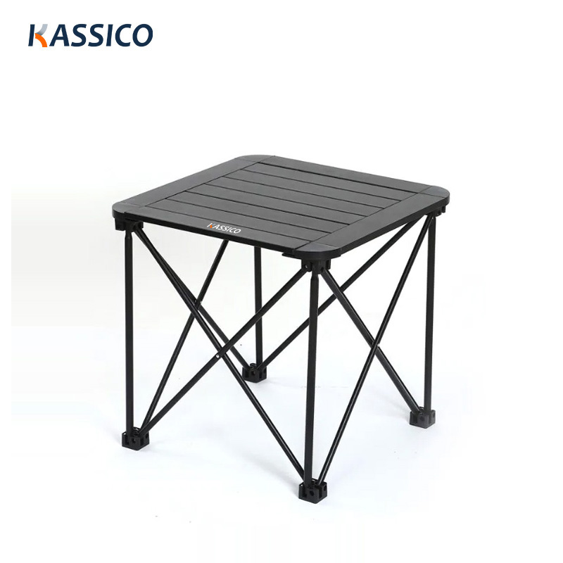 Mesa de picnic de aluminio para acampar: muebles plegables para exteriores