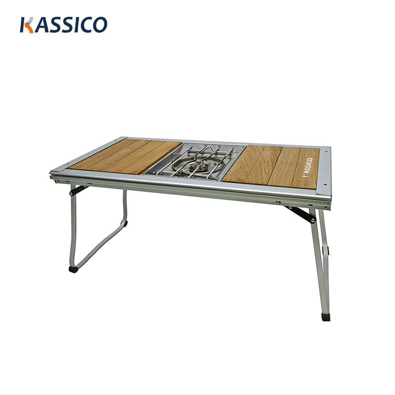 Mesa plegable para barbacoa de camping IGT