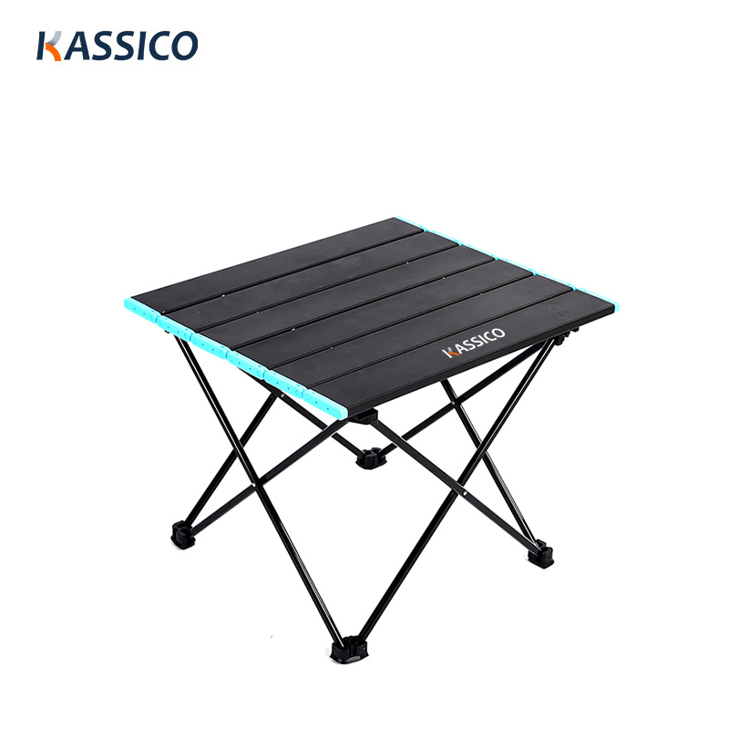 Mesa plegable de aluminio para cocinar, hacer senderismo, viajar y hacer picnic