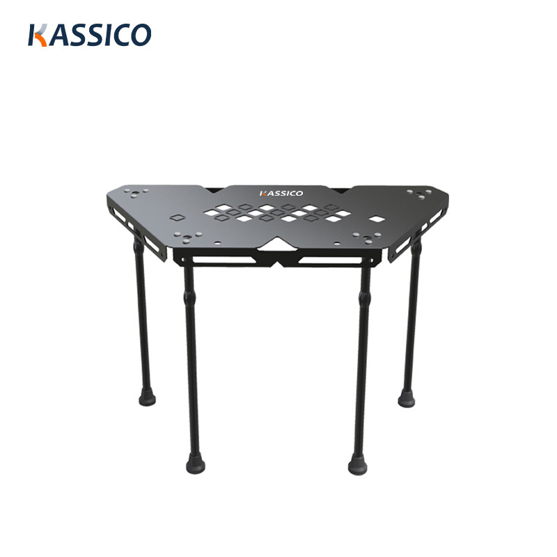 Mesa plegable portátil multifunción para acampar, hacer fogatas y hacer picnics