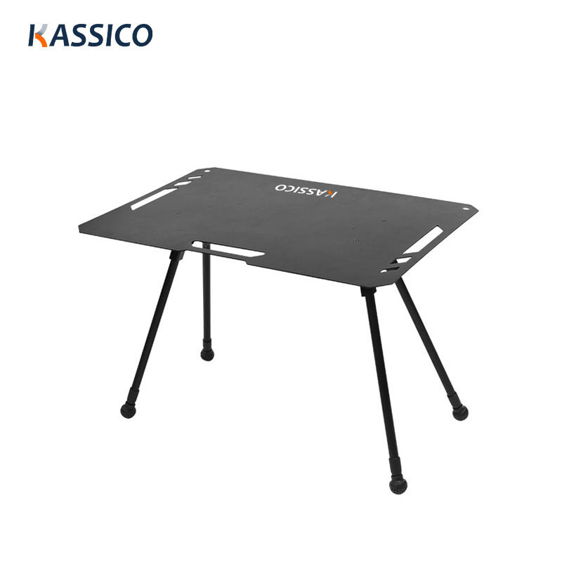 Mesa táctica plegable de aluminio 2023 para acampar, barbacoa, picnic