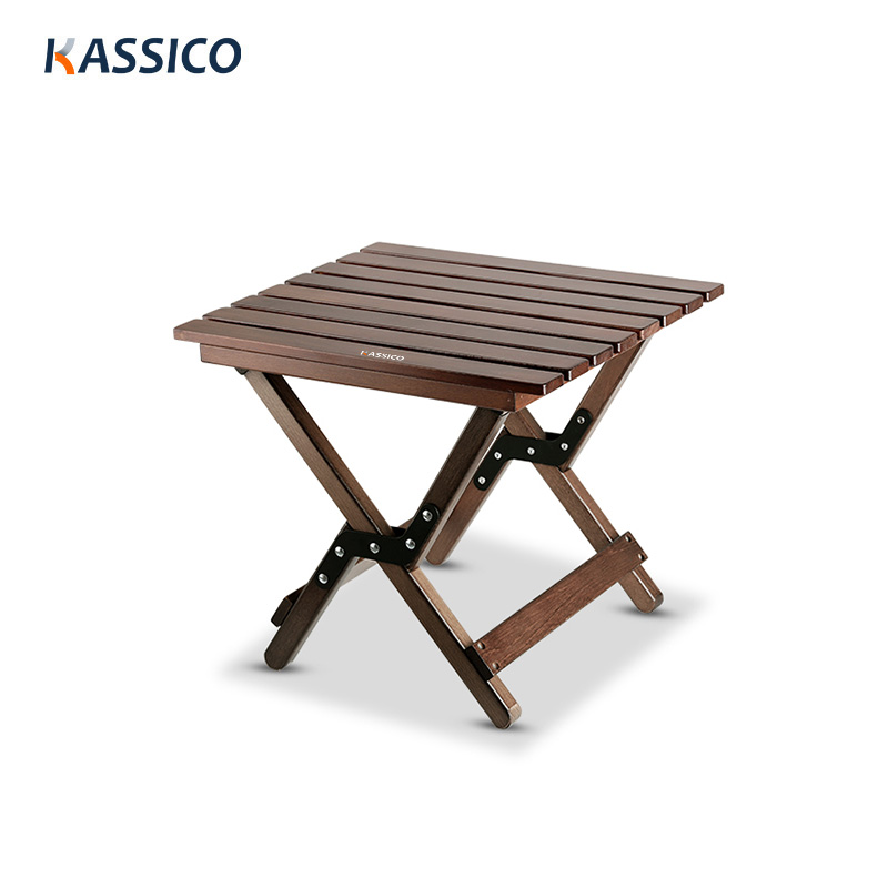 Taburete de madera portátil | Camping plegable Mazza