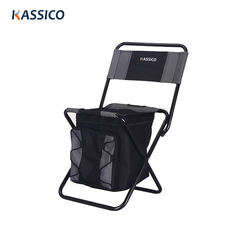 Silla tipo mochila para viajes y pesca