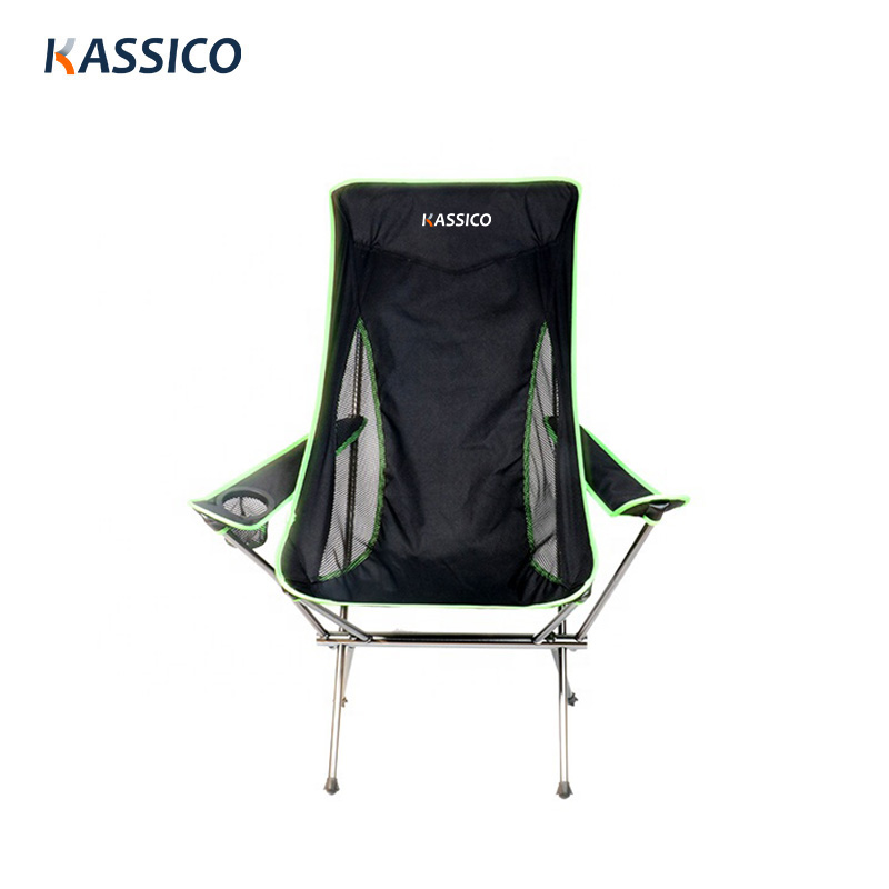 Silla plegable para acampar, fácil de transportar, con brazos y tubo de aluminio