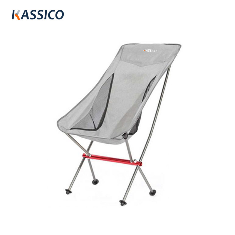 Silla de camping plegable de aluminio ultraligera - Silla de playa portátil