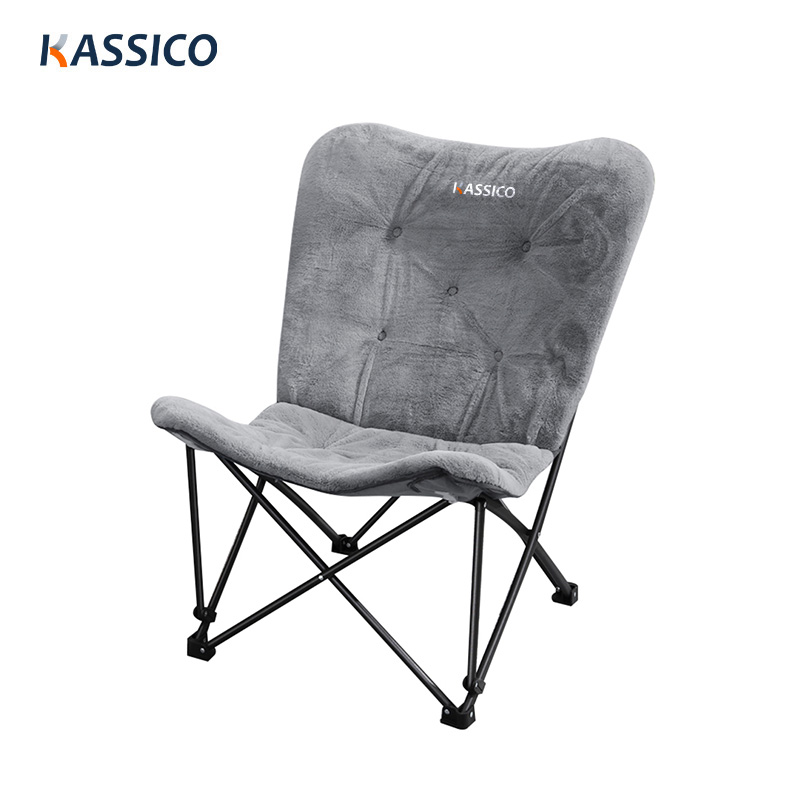 Silla plegable de aluminio con forma de mariposa para niños