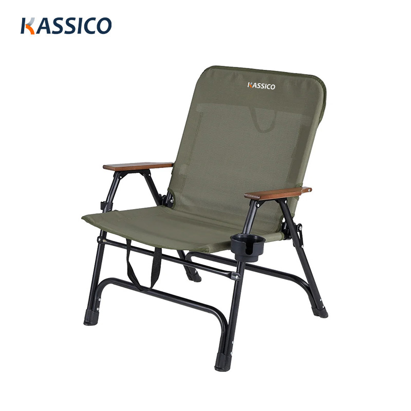 Silla de camping plegable y portátil