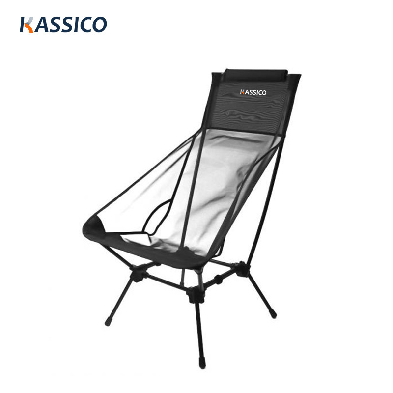 Silla plegable de camping de malla transpirable