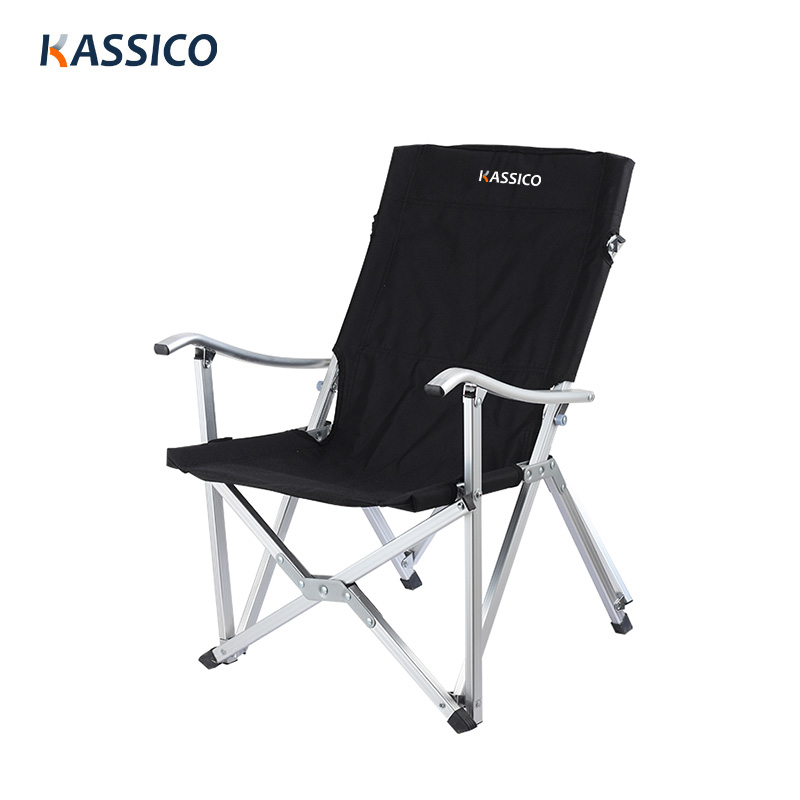 Silla Dachuan plegable de aleación de aluminio, silla de playa de ocio con respaldo para tumbona al aire libre