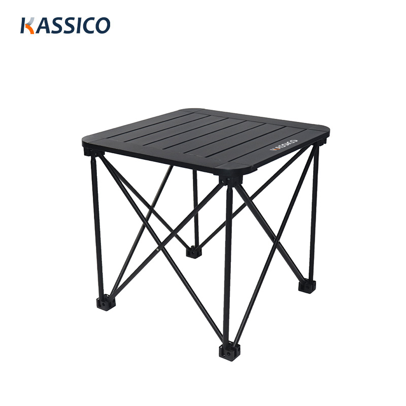 Mesa de camping plegable portátil de aluminio para barbacoa en jardín, camping, pícnic, senderismo y pesca