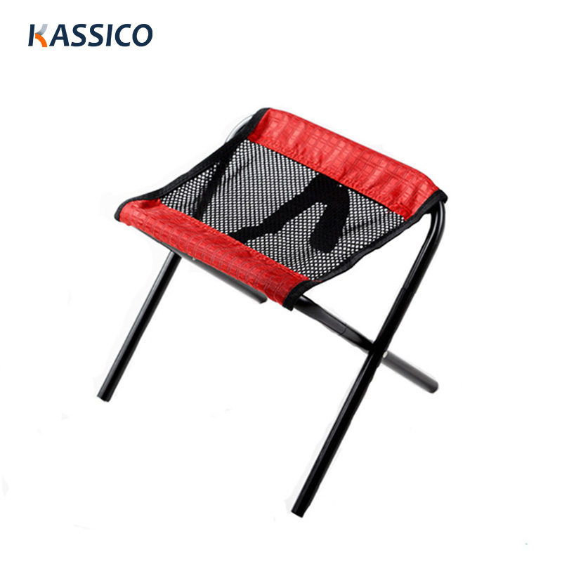 Silla plegable portátil para pesca al aire libre, colorida, para acampar y playa