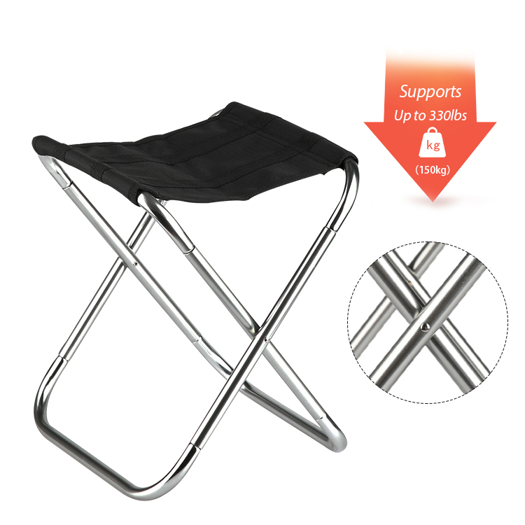 Taburete de pesca plegable para playa y camping