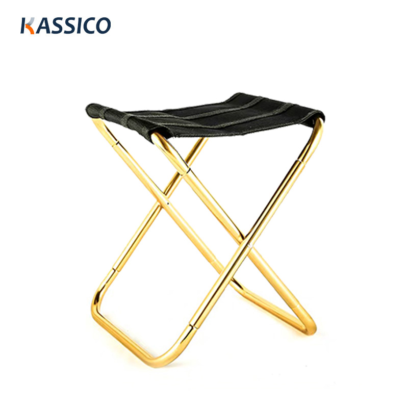 Mini taburete plegable portátil para acampar al aire libre