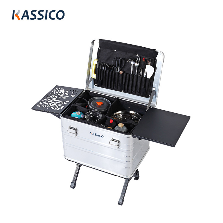 Caja de cocina para exteriores para camping, aventuras y terrenos