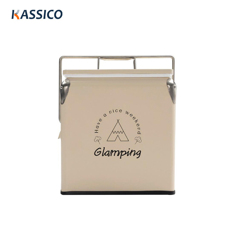 caja al aire libre del refrigerador del hielo que acampa 13L/17L para la cerveza del vino aislada en frío