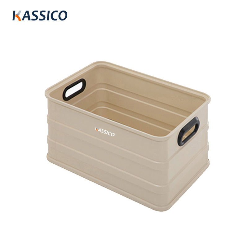 Cesta de almacenamiento de aluminio para acampar y contenedor para maletero de automóvil