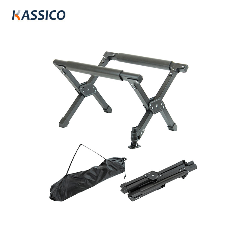 Estante para cubos de hielo plegable de aluminio para exteriores, estante de soporte para caja de almacenamiento