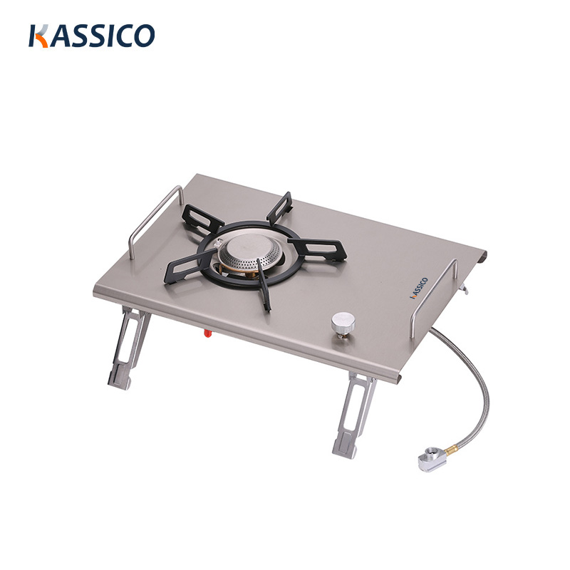Estufa de gas de escritorio para acampar al aire libre de 4000 W para mesa IGT