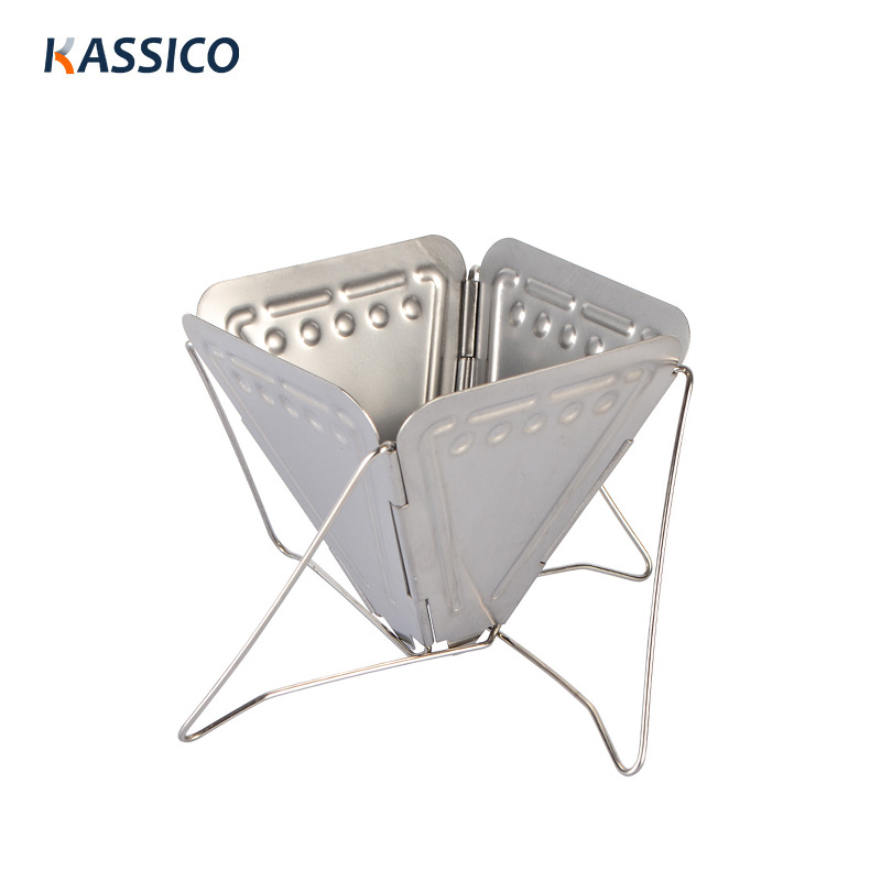 Soporte para gotero de café para acampar al aire libre