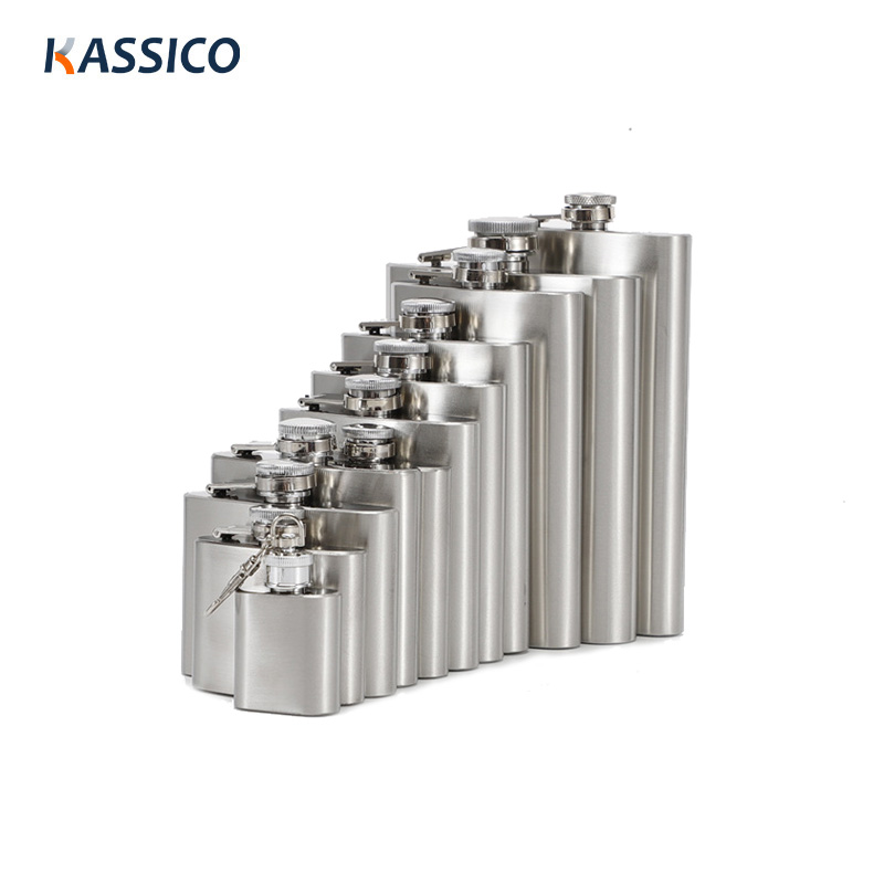 Frasco de acero inoxidable a prueba de fugas para beber vino, whisky y licor