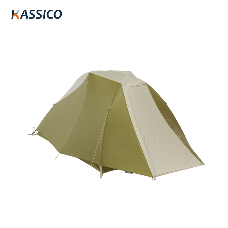 Tienda de campaña ultraligera y resistente al viento para mochileros para uso individual