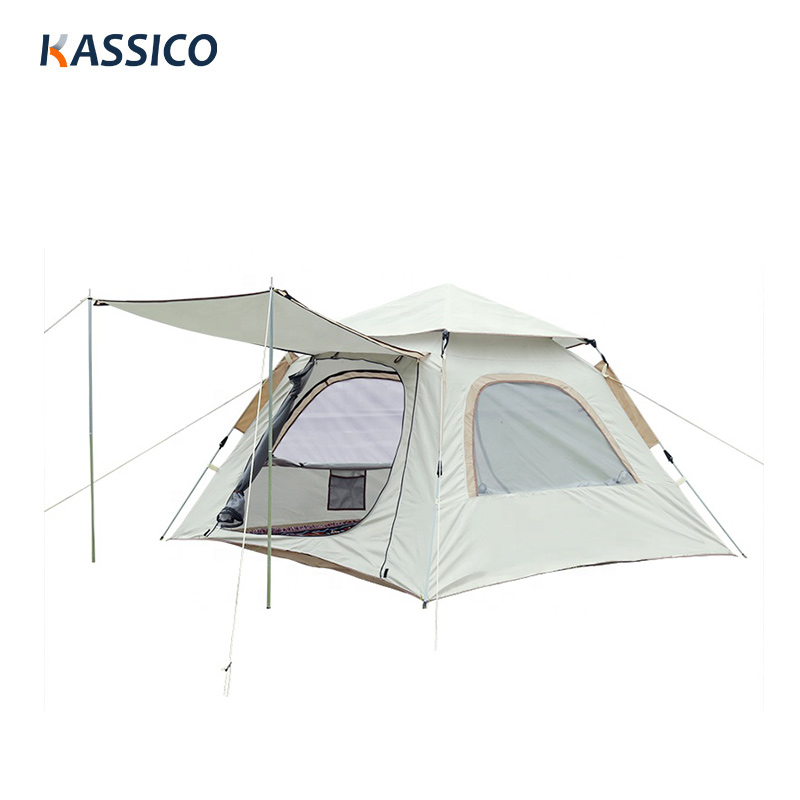 Tienda de campaña familiar automática, impermeable, con factor de protección solar UPF 50+, con vestíbulo y vista al cielo