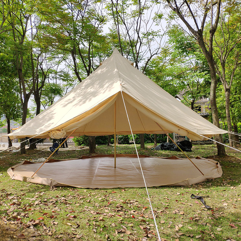 Tienda de campaña de lona de algodón de lujo - Tienda de campaña tipo yurta glamping