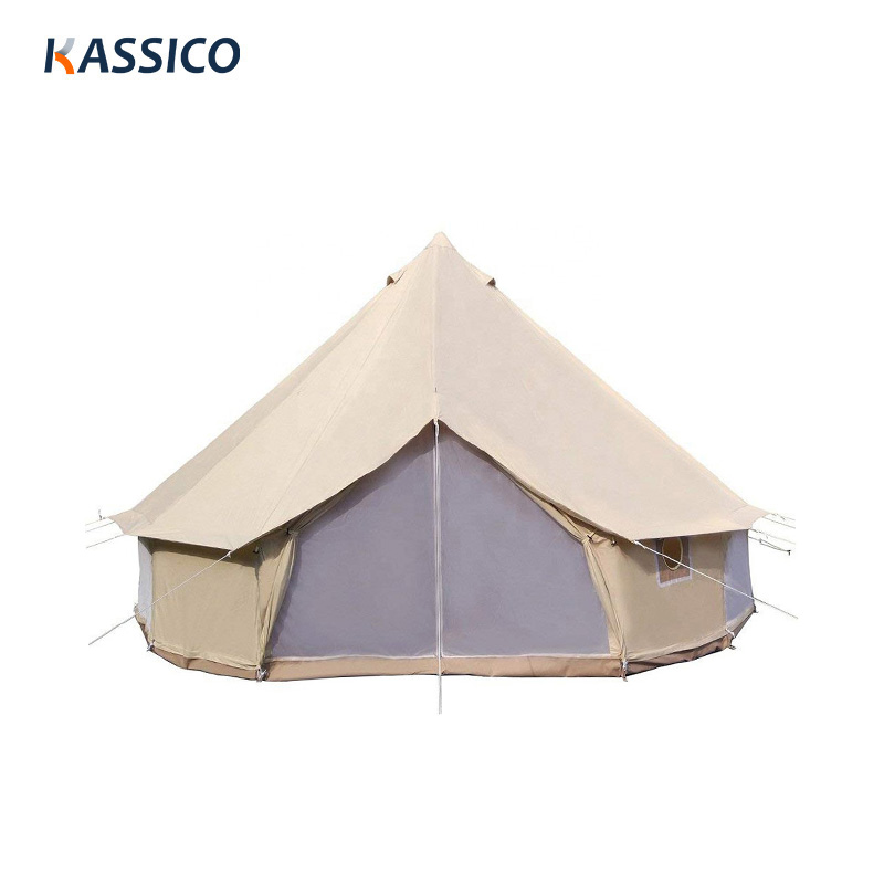 Tienda de campaña de lona de algodón de lujo - Tienda de campaña tipo yurta glamping