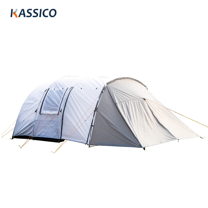 Tienda de campaña tipo túnel impermeable de 3 habitaciones