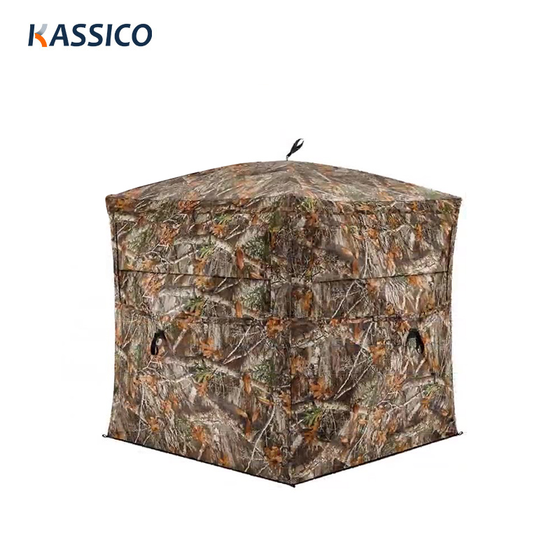 Tienda de campaña de camuflaje para caza y pesca con visión de 270 grados