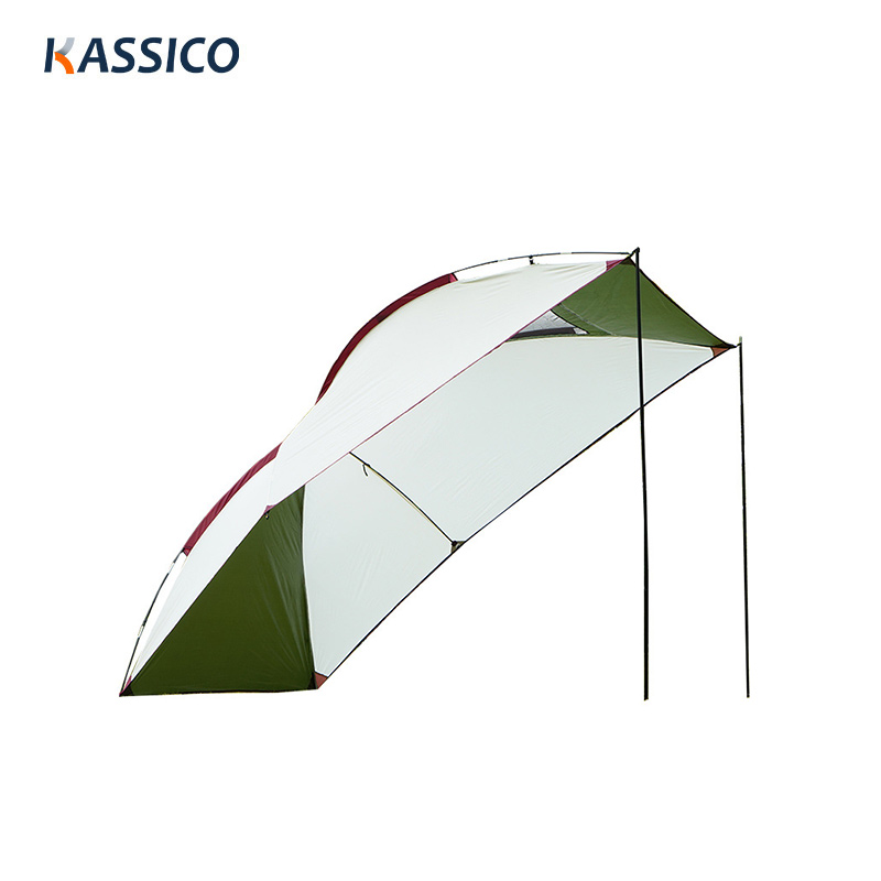 Toldo lateral para coche y tienda de campaña trasera para coche de acampada al aire libre