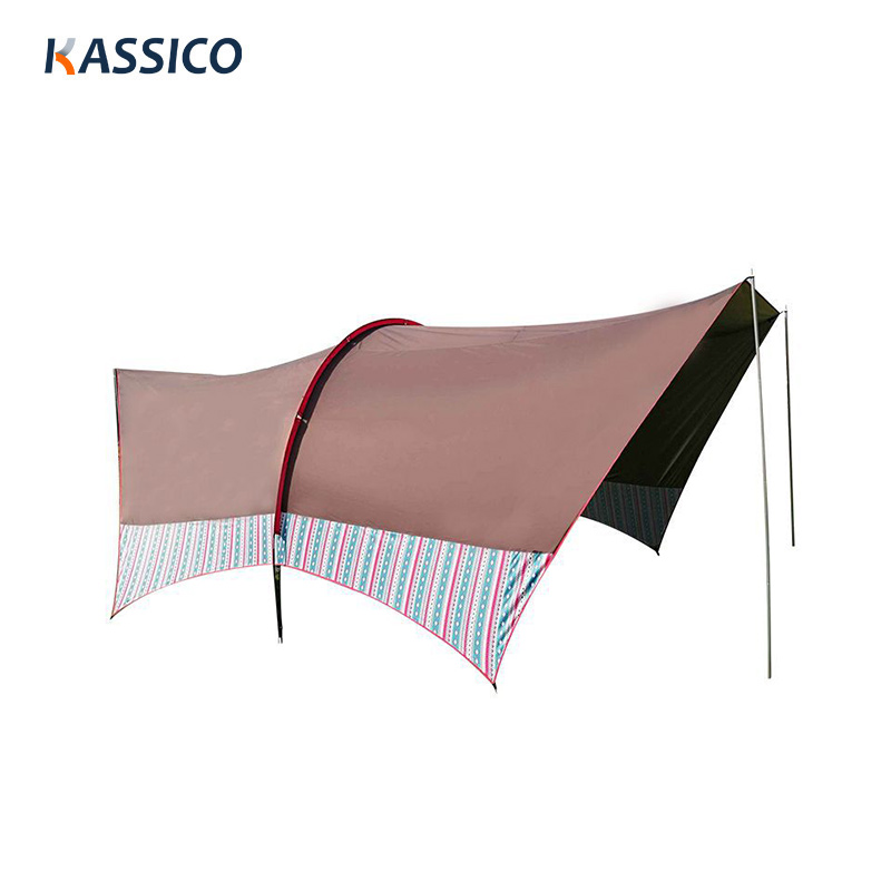 Toldo de protección solar para acampar al aire libre de gran tamaño