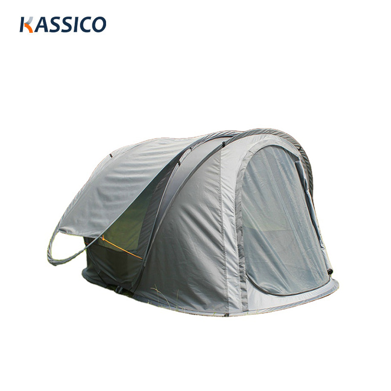 Tienda de campaña plegable impermeable de gran tamaño para acampar al aire libre