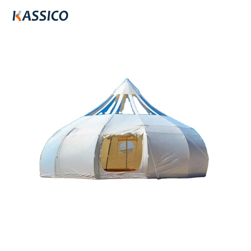 Tienda de campaña Waterdrop Lotus Bell de 4 m, 5 m y 6 m para camping, campamentos y complejos turísticos