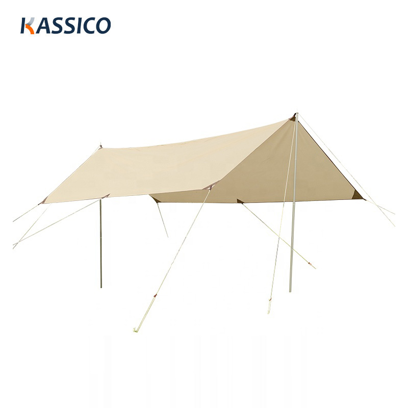 Toldo rectangular para acampar con protección solar UPF 50