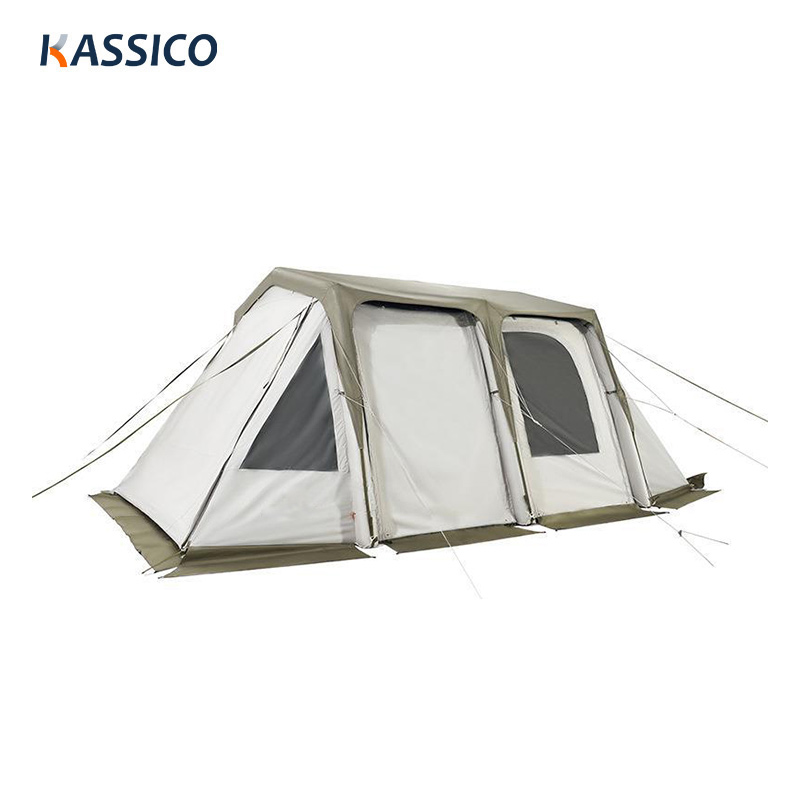 Tienda inflable de la cola del coche del aire 17.5m2 para acampar al aire libre de la familia