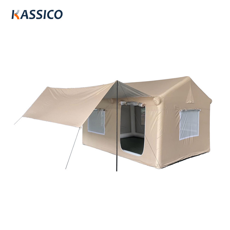 Tienda inflable de aire automática Glamping de lujo