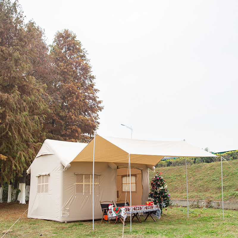 Tienda inflable de aire automática Glamping de lujo