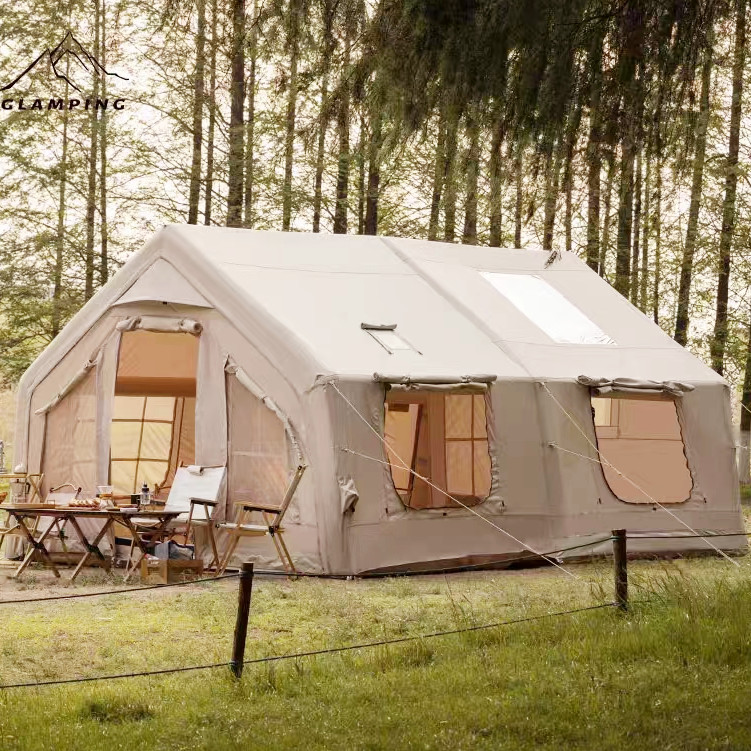 Tienda de campaña inflable grande para camping, patio trasero y hotel